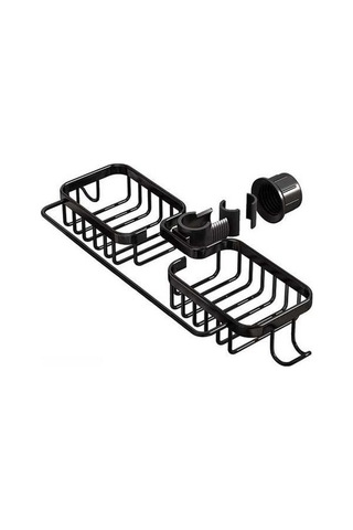 Ulzyvf Paslanmaz Çelik Musluk Sünger Tutucu - Banyo & Mutfak Organizasyon Ürünü, Siyah Siyah