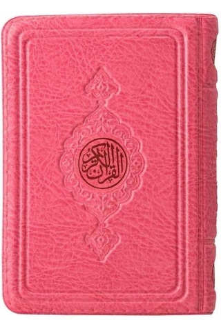 Kuranı Kerim Fermuarlı Kılıflı Pembe Renk - Cep Boy N11.3051