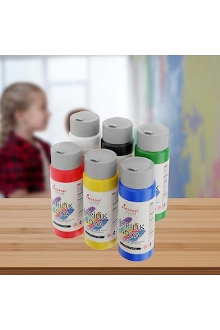 Ana Renkler Akrilik Boya 6&apos Lı Set 6x60ml