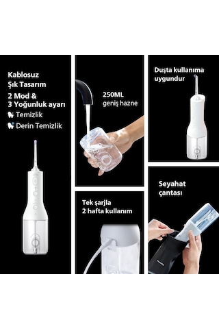 Philips Sonicare Power Flosser 3000 Kablosuz Ağız Duşu