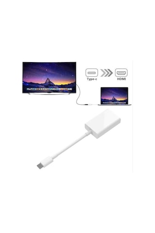Ally 4k Type C Hdmi Görüntü Aktarma Adeptörü- 5775 Beyaz