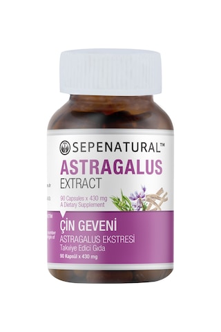 Sepe Natural Astragalus Çin Geveni Eki 430 mg 90 Kapsül