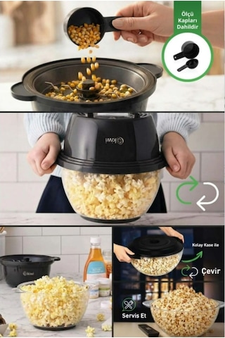 Kiwi KPM-7407 500 W Mısır Patlatma Makinesi
