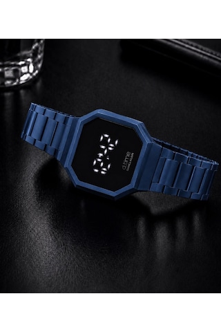 Dijital Led Dokunmatik Ekranlı Suya Dayanıklı 2 Yıl Garantili 3 Atm Unisex Kol Saati Vs.blkt.1101 Gümüş