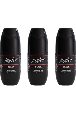 Jagler Black Erkek Roll-On Deodorant 50 ML x 3