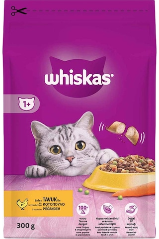 Whiskas Tavuklu Yetişkin Kedi Maması 300 G
