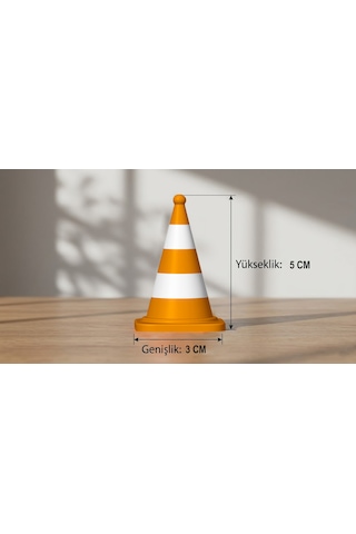 Diorama Ve Model Araba Parkuru İçin 10 Adet Mini Duba 5cm