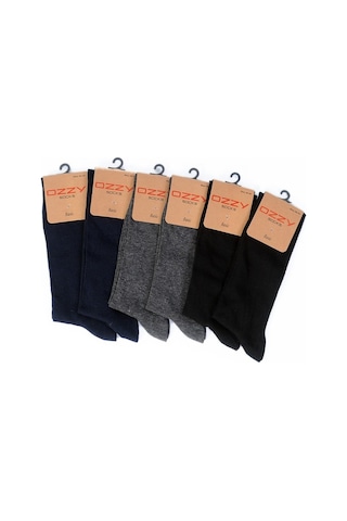 Ozzy Socks 6'Lı Viskon Dikişsiz Erkek Soket Çorap 4 Mevsim-Std Bej