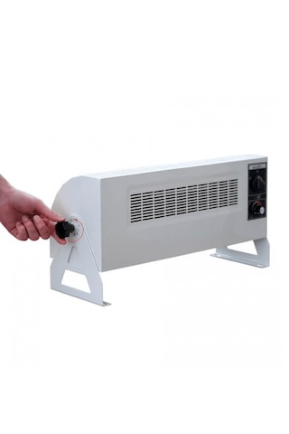Heatbox Hb3602000k 360 2000w Monofaze Elektrikli Fanlı Isıtıcı Krem
