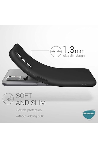 Microsonic Matte Silicone Xiaomi Redmi Note 10 5G Kılıf
