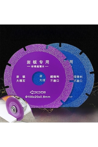 Besthome1 Profesyonel Mermer Seramik Kesici: 110mm U Dişli Diamantlı Testere Kuru Kesim,