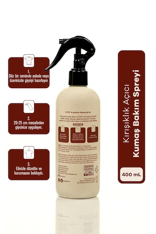 Flatter Kırışıklık Açıcı & Kumaş Bakım Spreyi 400ml + 100ml X2 4'lü Set