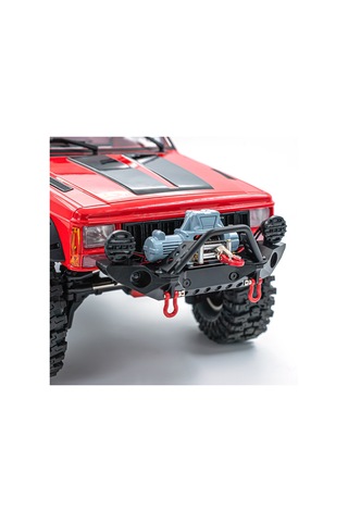 Samdoo Rc Araçları İçin Gri Alüminyum Çekici Ve Kumanda Seti - Traxxas Trx-4, Axial Scx10, Rc4wd Uyumlu Xt60 Bağlantı 5-7.4v