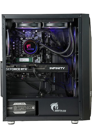 Green Griffin G3 Plus i5-14400F 16 GB 1 TB SSD RTX5060Ti Free Dos Masaüstü Oyuncu Bilgisayarı