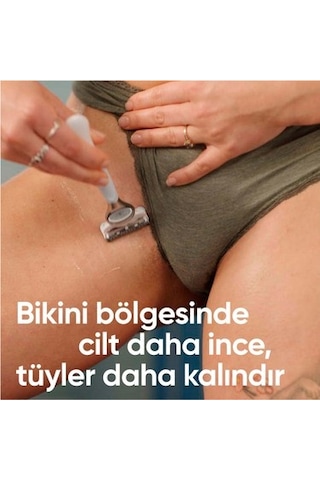 Bikini Bölgesi Tıraş Makinesi Ve 1 Adet Yedek