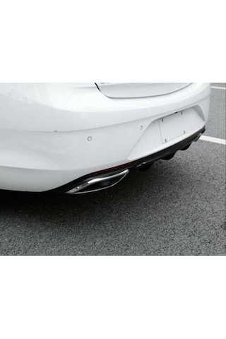 Autogp Opel İnsignia Arka Tampon Difüzörü Pianoblack 2017+