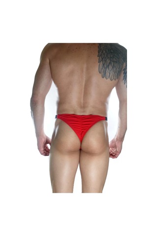 Naam Erkek Arkası Büzgülü Brazillian Slip Çok Renkli
