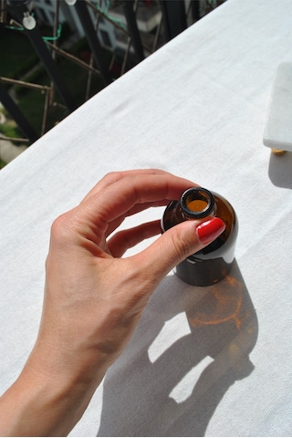 1 Adet Mini Vazo Amber Cam Dekoratif Minimal Cam Şişe 100 Ml İskandinav Kahverengi Vazo Seti