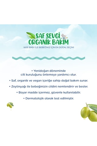 Wee Baby Organik Bebek Losyonu 200 ML