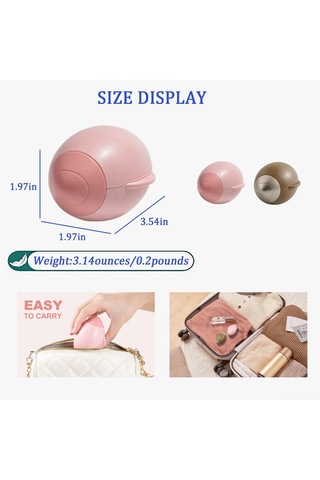 Lemestar Yolculuk Taşınabilir Pembe Evcil Hayvan Tüy Temizleyici: Yeniden Kullanılabilir, Yıkabilir, Süper Yapışkan Jel Topu Pembe