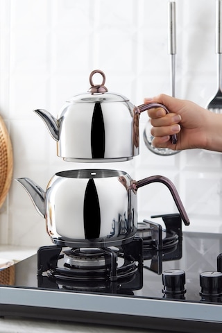 Karaca  Urban İndüksiyon Tabanlı Midi Çaydanlık Takımı Rosegold