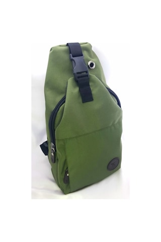 Karalı Deri Unisex Kulaklık Çıkışlı Kanvas Çapraz Askılı Bel Omuz Freebag Çanta Çok Renkli