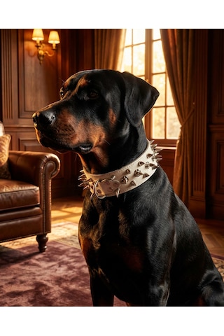 Deri Köpek Koruma Tasması