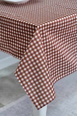 Sufre Sıvı Geçirmez Masa Örtüsü Sofra Bezi Sofra Örtüsü Piknik Örtüsü Kahverengi