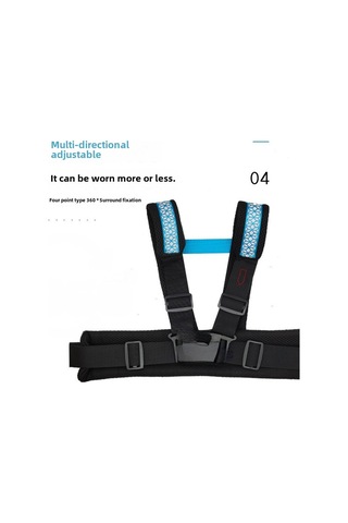 Padalink Çocuk Elektrikli Bisiklet Güvenlik Kayışı -双肩 Mavi Üst Model, Eldiven Tutucu İle Çocuk Koltuğu防摔 Bağlama, Uyku Alma Riskini Azaltan Bebek Taşıma Çantası