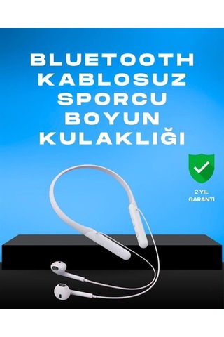Özel Pil Kablosuz Bluetooth Kulaklık Boyun Askılı, 100 Saat Pil Ömrü