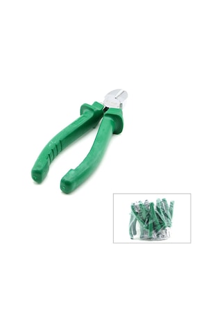 Elka D006g Yan Keski 6 İnç 160 Mm - Yeşil Saplı- 12'li Paket