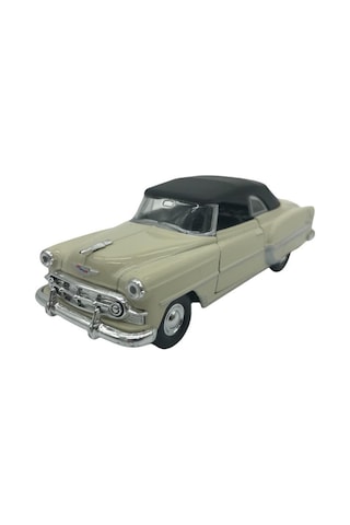Farbu Oyuncak 1:38 Metal Çek Bırak Araba 1953 Chevrolet Bel Air 42367h-d Krem