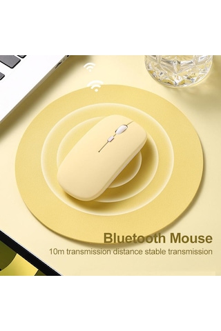 Jms Kablosuz Bluetooth Taşınabilir Sihirli Sessiz Ergonomik Mouse