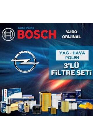 Opel Astra J 1.4 Turbo Bosch Filtre Bakım Seti 2010-2015