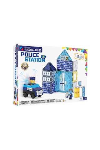 Magna-tıles - Police Station - 35 Parça