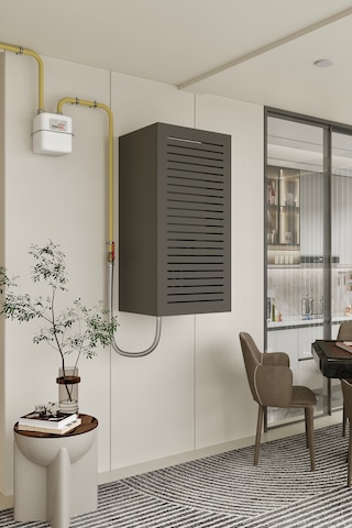 Midas Kombi Dolabı 110 Cm 100% Mdf Gri