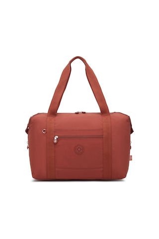 Smart Bags Orta Boy Su Geçirmez Extra Hafif Krınkıl Kumaş El Valizi Ve Spor Çantası Kiremit