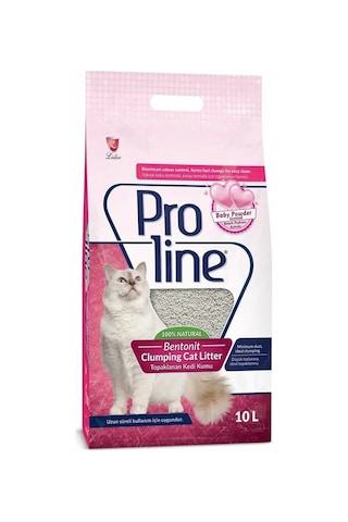 Proline Pudralı İnce Topaklaşan Bentonit Kedi Kumu 10 L