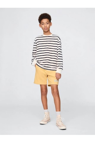 Gap 742934003 V-frch Ft Logo Erkek Çocuk Şort Bej