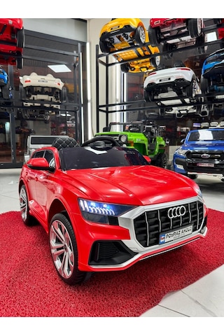 Audi Akülü Araba 12 Volt 0-5 Yaş Kırmızı
