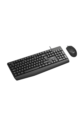 Philips SPT6237 Kablolu Türkçe Q Klavye ve Mouse Seti Siyah