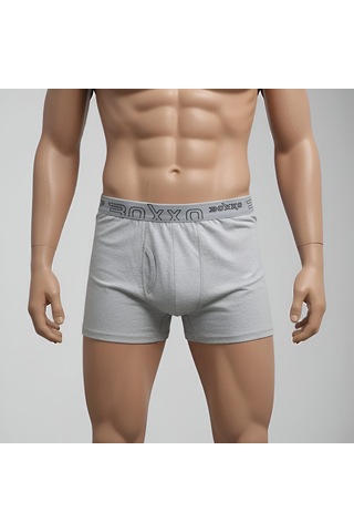 Qulothes Erkek 3'lü Pamuklu Likralı Esnek Kumaş Boxer Çok Renkli