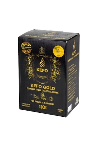 Günay Kefo Gold 1 Kg Hindistan Cevizi Kömürü Nargile Kömürü