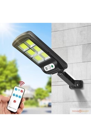 Technojet Solar 6 Gözlü Güneş Enerjili Projektör Bahçe Aydınlatma