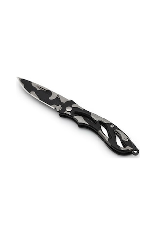 Valkyrie 2019 Zebra Katlanabilir Outdoor Kamp Cep Çakısı Siyah