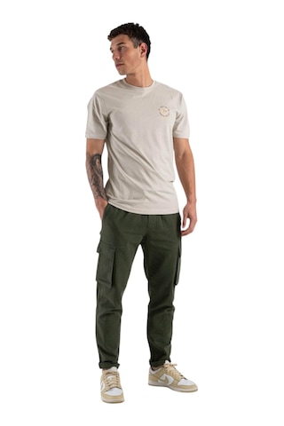 Only Erkek T-shirt 22029483 Onsmanuel Lıfe Reg Ss Desert Tee Gümüş
