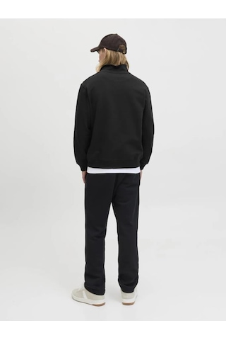 Jack & Jones Jack&jones 12282899 Jornorrebro Emb Sweat Black Erkek Sweatshirt Siyah