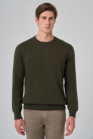 Morven Erkek Haki Basic Bisiklet Yaka Dynamic Fit Rahat Kesim Triko 26kc017006710 Haki