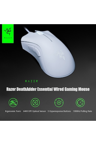 Razer Deathadder Essential 6400 DPI Optik Kablolu Oyuncu Mouse