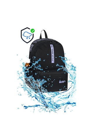 Geniş Hacimli Günlük Ve Okul Kullanımına Uygun Unisex Siyah Gri Sırt Çantası Pwcnt005 Siyah Gri